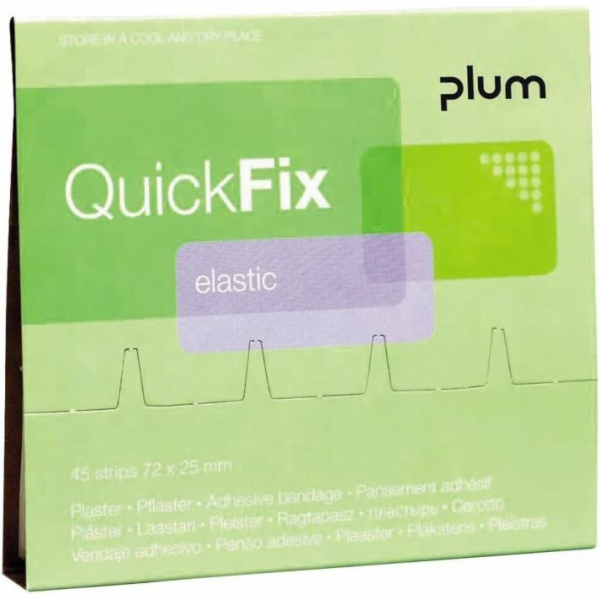 Plum Elastické náplasti QuickFix, náhradní náplasti, 45 ks.