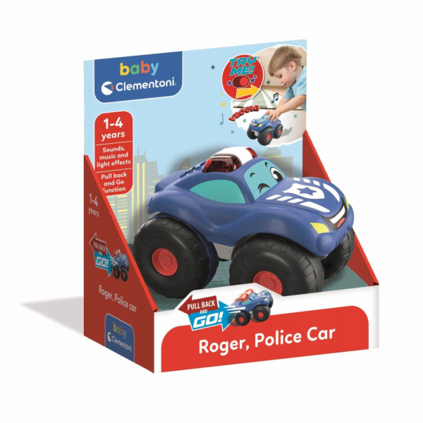 Clementoni SVĚTLA A ZVUKOVÁ OZNAČENÍ POLICEJE CLM 17543 WB6