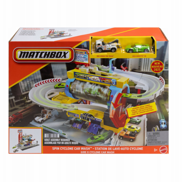 Mattel Sada pro mytí aut Matchbox Turbo Cyclone JGB68