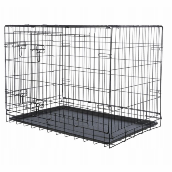 Trixie Home kennel, M–L: 93 × 69 × 62 cm, černá