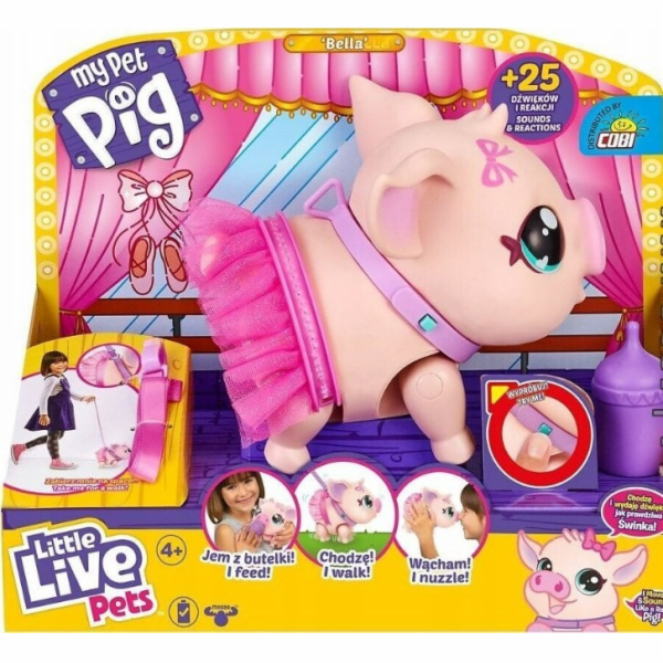Cobi Interaktivní figurka Little Live Pets - prasátko bal...