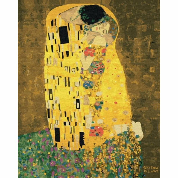 BRUSHME Obraz podle čísel , 40x50 cm, Polibek od Gustava ...