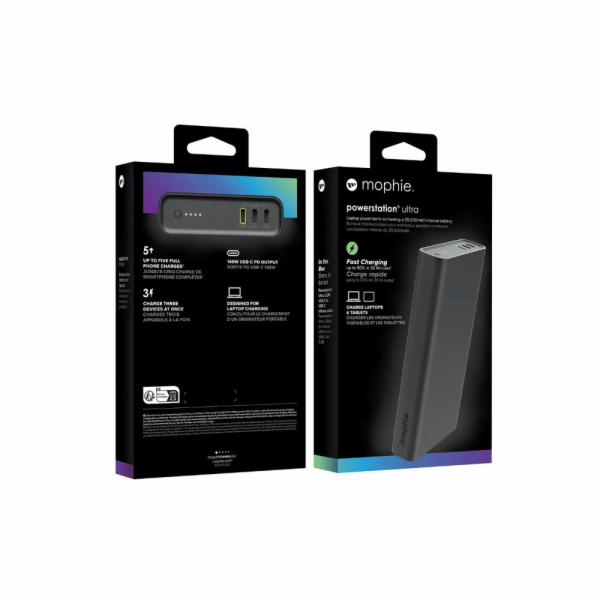 Mophie POWERSTATION ULTRA 25K(2025)ČERNÁ