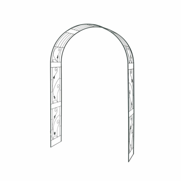 Zahradní centrum Arka, 135 cm x 37 cm x 224 cm, kov