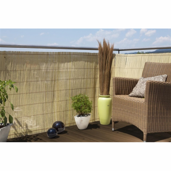 Dekorativní plot Zahradní centrum, 300 cm x 150 cm, hnědý