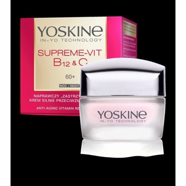 DAX YOSKINE SUPREME noční krém s vitamínem B12 a C 60+