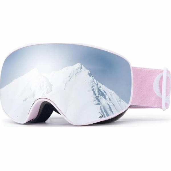Baby Professor Dětské lyžařské brýle Qunature Pink (střed...