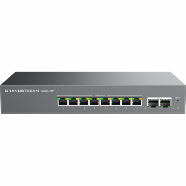 Grandstream GWN7721P L2 Lite managed switch, 8x 2.5GbE RJ...