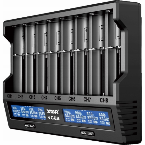 Xtar Xtar universalus 8 x Li-ion ir Ni-MH baterie ikrovik...
