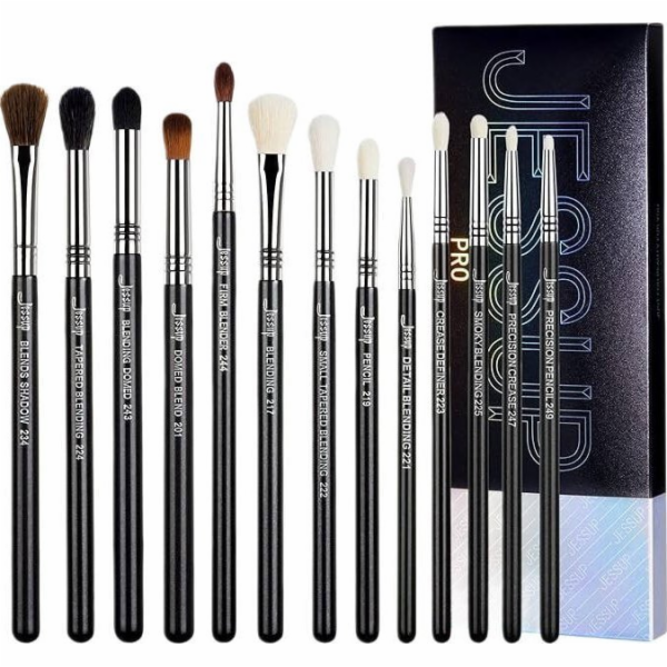Jessup Sada štětců na oční make-up Pro Blending Brushes T...