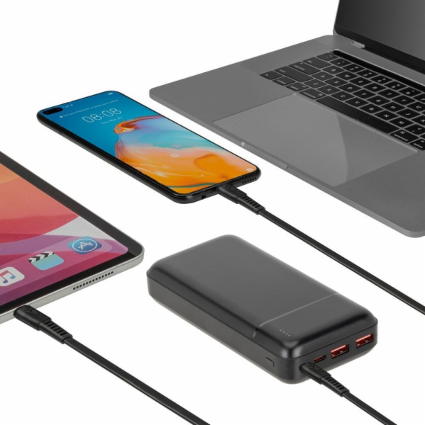 RivaCase POWER BANKA USB 20000MAH/VA2102 ČERNÁ RIVACASE