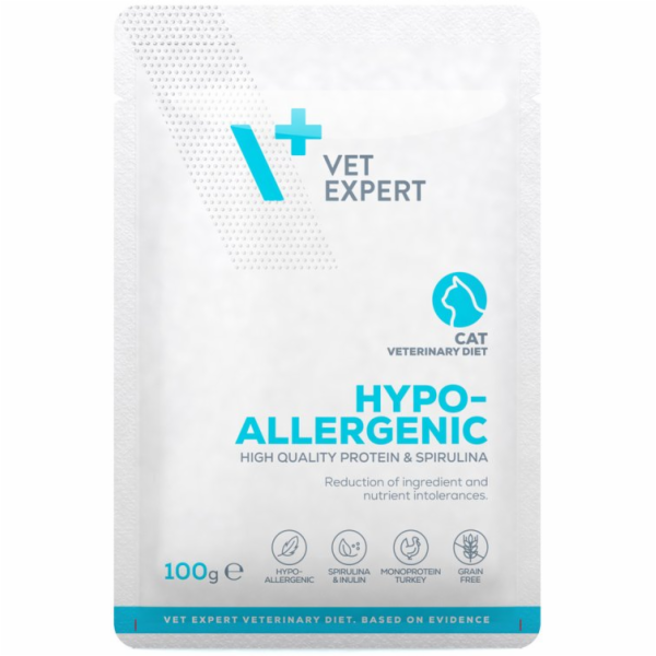 VETEXPERT Hypoallergenic Turkey - mokré krmivo pro kočky ...