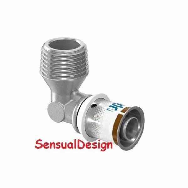 Uponor Uponor S-Press PLUS koleno s vnějším závitem 25-R1MT