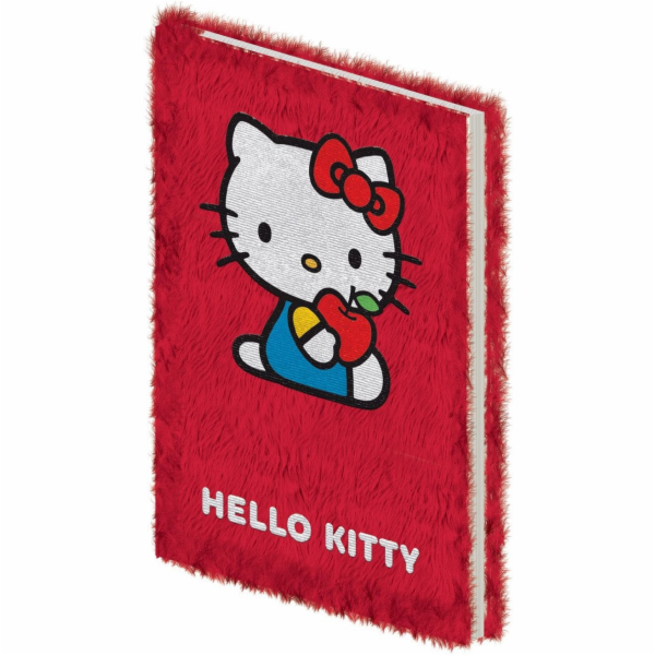 GF Hello Kitty Apple - plyšový zápisník A5 14,8x21