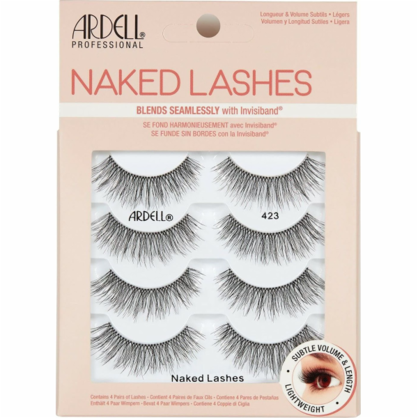 Ardell Naked Lashes 423 umělé řasy 4 ks černé