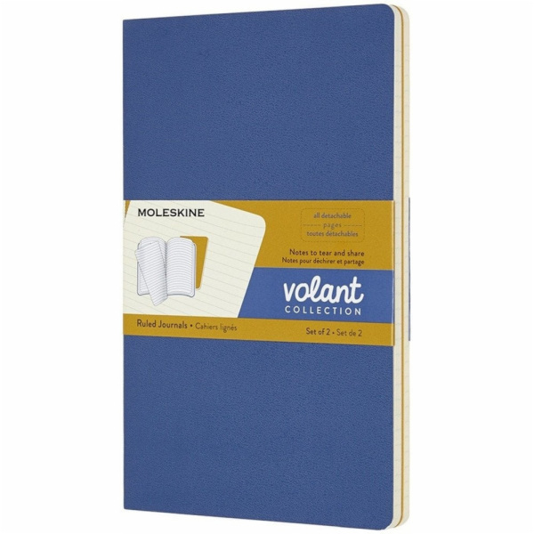 Moleskine Sada 2 zápisníků Volant, L, 13x21cm, linkované,...