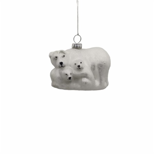 Vánoční hračka na stromeček Christmas Touch, 4 cm, sklo