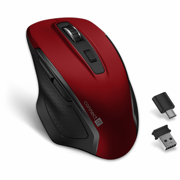 CONNECT IT Dual SmartSwitch bezdrátová myš, USB-A + C (+1...