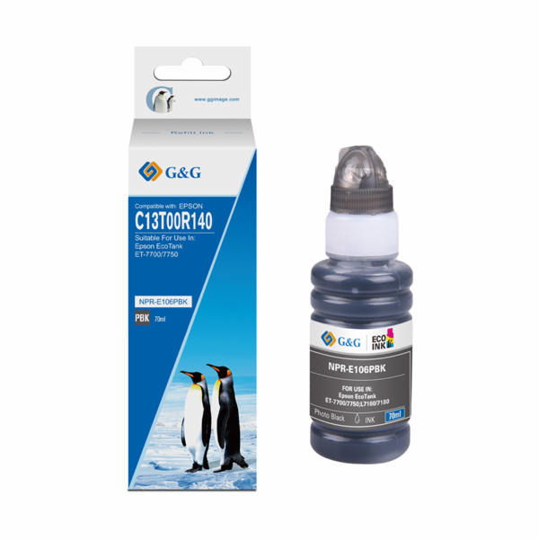 G&G ink C13T00R140  NPR-E106PBK  kompati