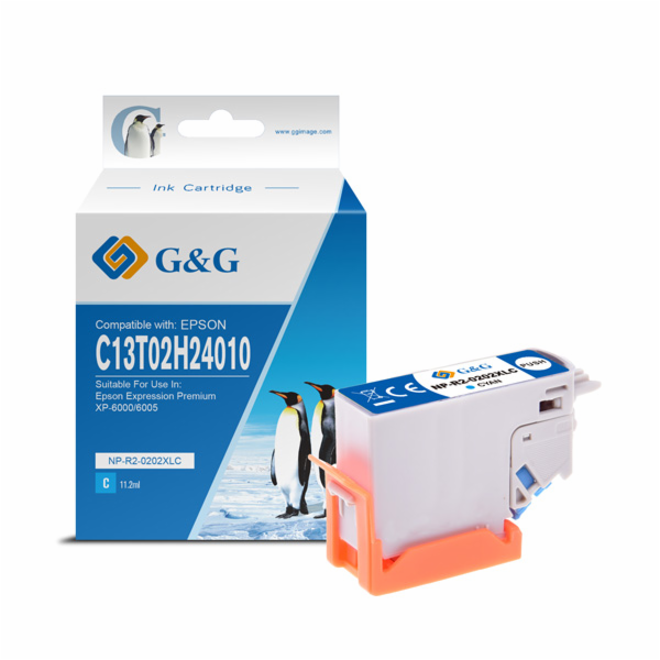 G&G ink C13T02H24010  NP-E-0202XLC  komp