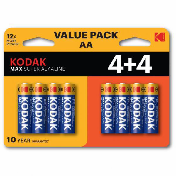 baterie Kodak 1,5  AA  8-pack  blistr/Ko