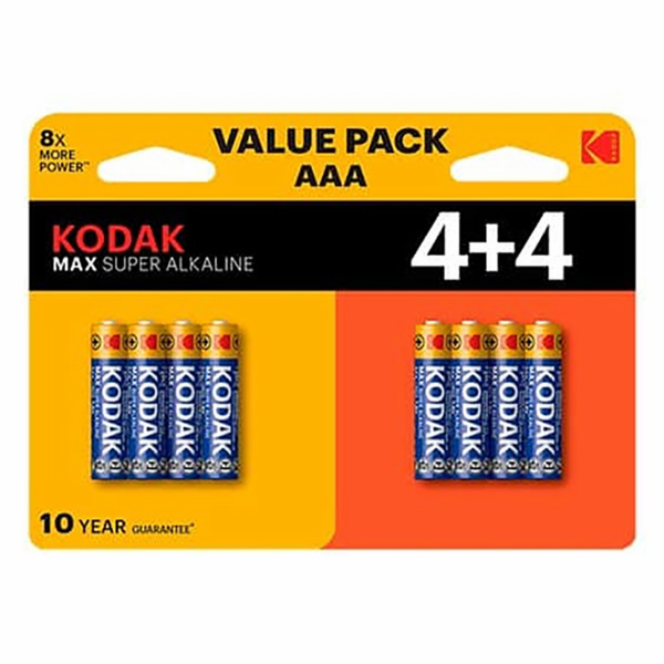 baterie Kodak 1,5  AAA  8-pack  blistr/K