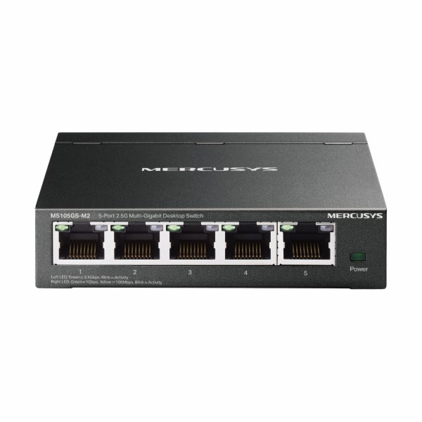 TP-Link Mercusys MS105GS-M2 5portový 2,5G multigigabitový...