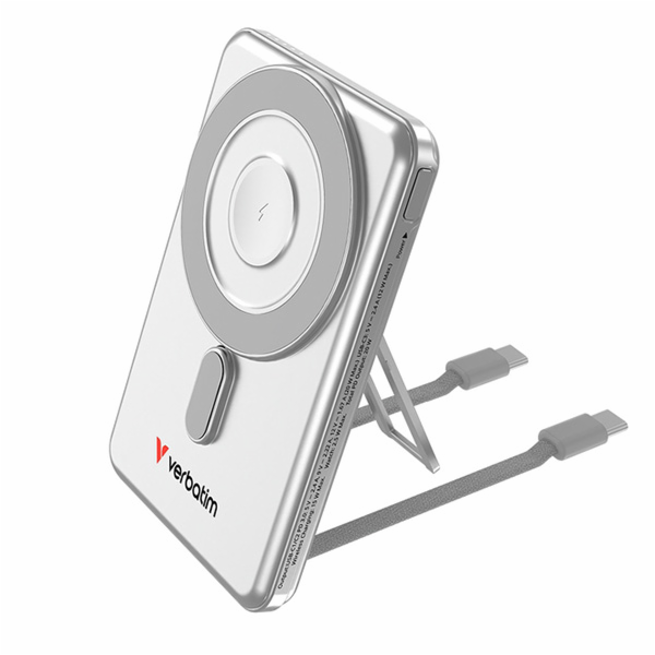 Verbatim magnetická bezdrátová powerbanka se stojánkem Ch...