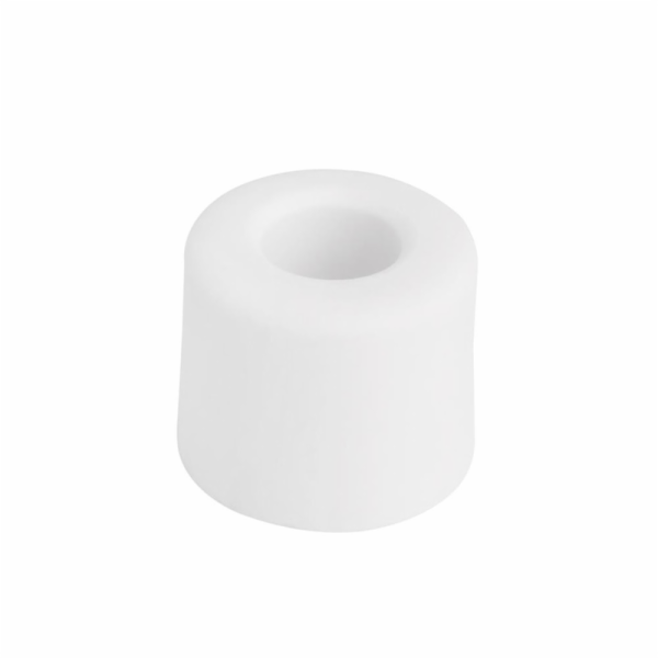Zarážka dveří Haushalt 2,8 cm, O 3,8 cm, gumová, bílá