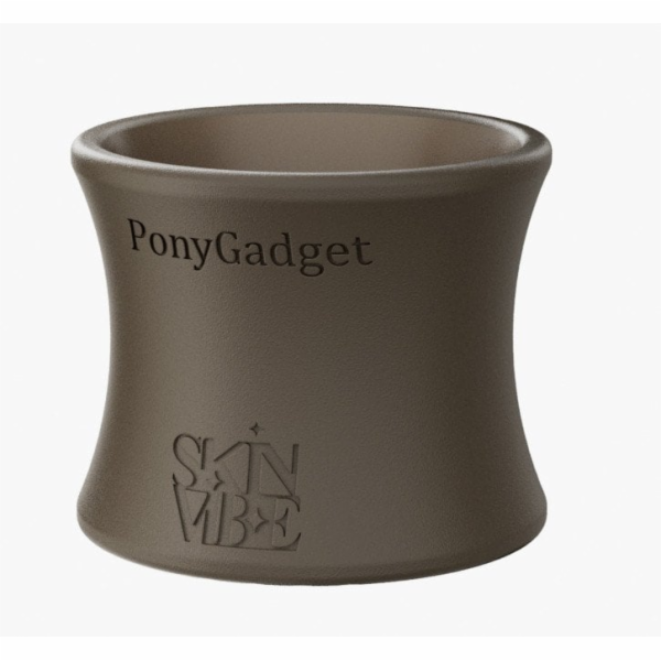 SkinVibe PonyGadget - žvýkačka do vlasů, hnědá (SV-004BR)