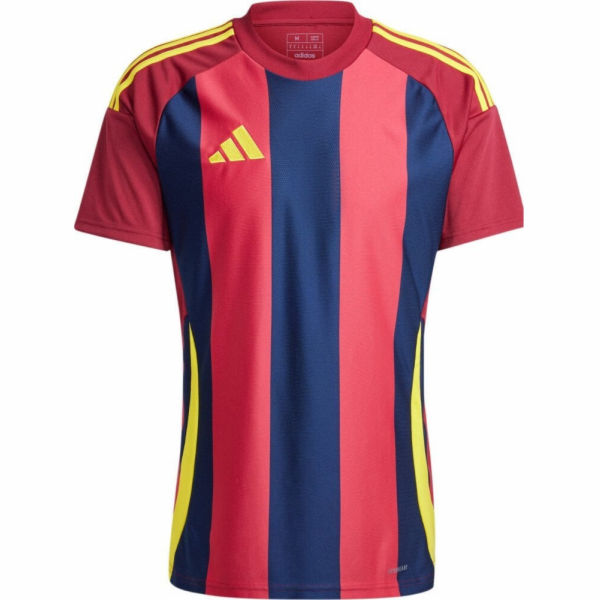 Adidas Pánské tričko Striped 24 Jersey vínově modré-tmavě...