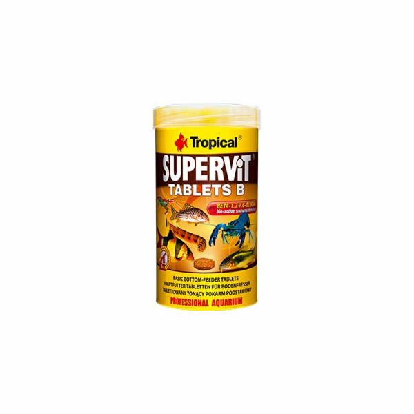 Tropical Tablety pro tropické ryby Supervit B 250ml/830 k...