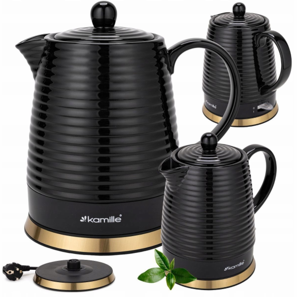 NoName KERAMICKÁ KONVICE 1731 ČERNÁ 1,2 L 1200 W
