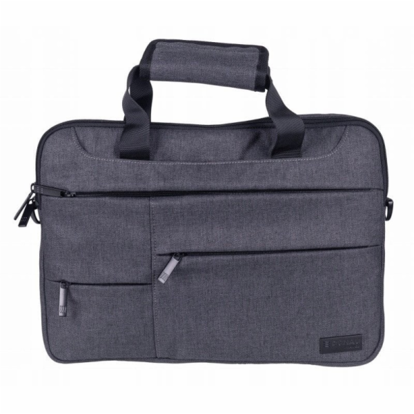 DONAU TRAVEL Brašna na notebook Budapešť, 14, 3l, šedá
