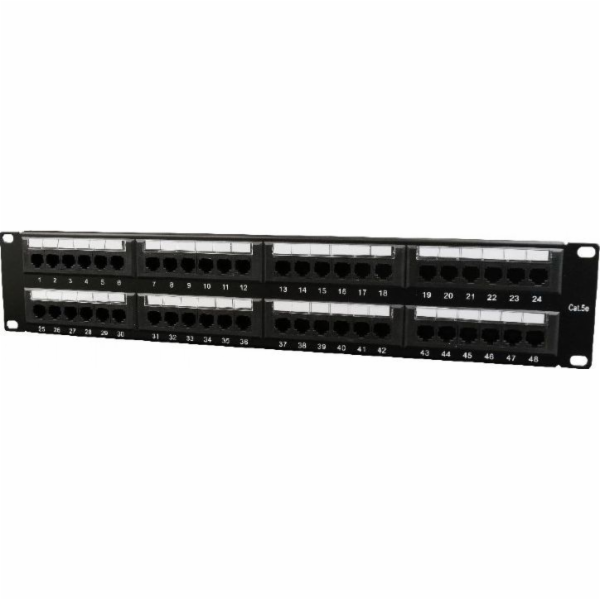 Gembird Patch panel 19 2U 48x RJ-45 cat.5E (NPP-C548CM-001)