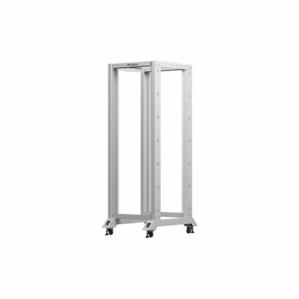 Lanberg Otevřený rack 19 palců 32U 600x800 šedý