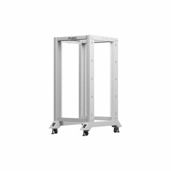 Lanberg Otevřený rack 19 palců 22U 600x800 šedý