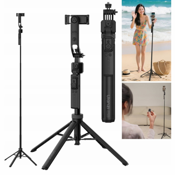 Ulanzi Selfie tyč 163 cm, automatický sledovací stativ + ...