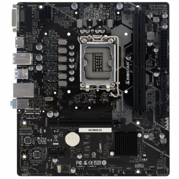 Biostar MB H610 S1700 MATX/H610MHD D5 BIOSTAR