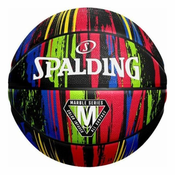 Spalding Mramorový míč 84398Z, černý, 7