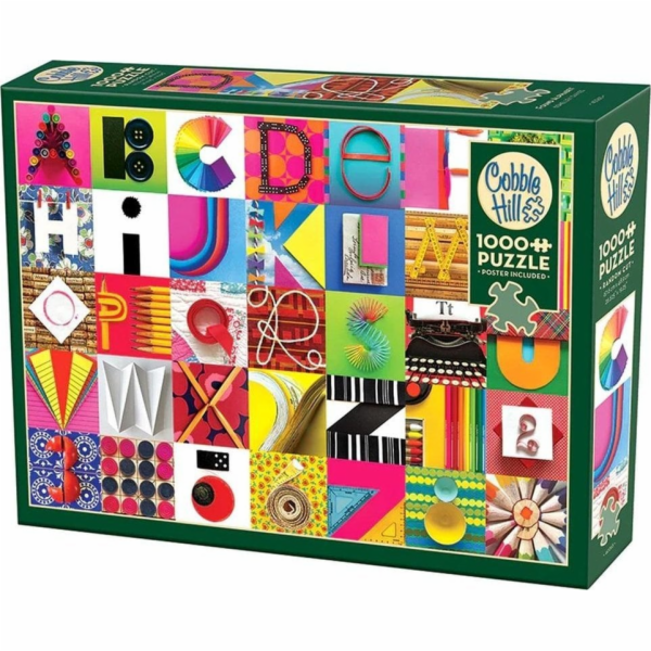 Cobble Hill Puzzle 1000 písmen a čísel G3