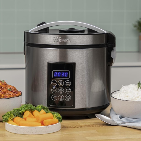 Tristar Digitální rýžovar s pařákem RK-6138, 900 W, 2,2 l...