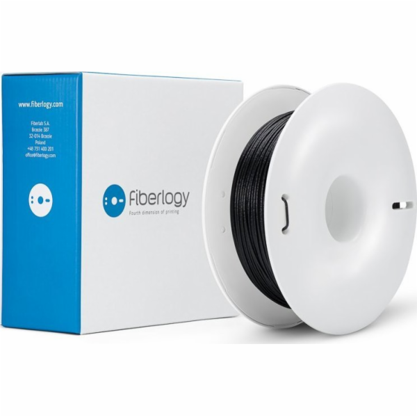 Fiberlogy nylonový filament PA12 + GF15 černý 1,75 mm 0,5 kg