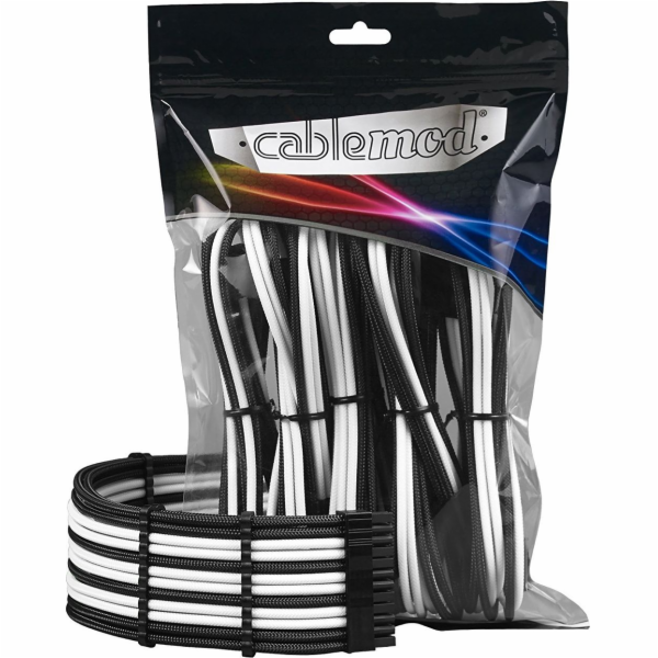 CableMod Sada kabelů černá a bílá (CM-PCAB-BKIT-NKKW-3P)
