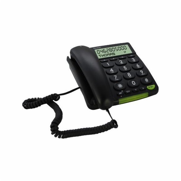 Doro Pevná linka PhoneEasy 312cs, černá