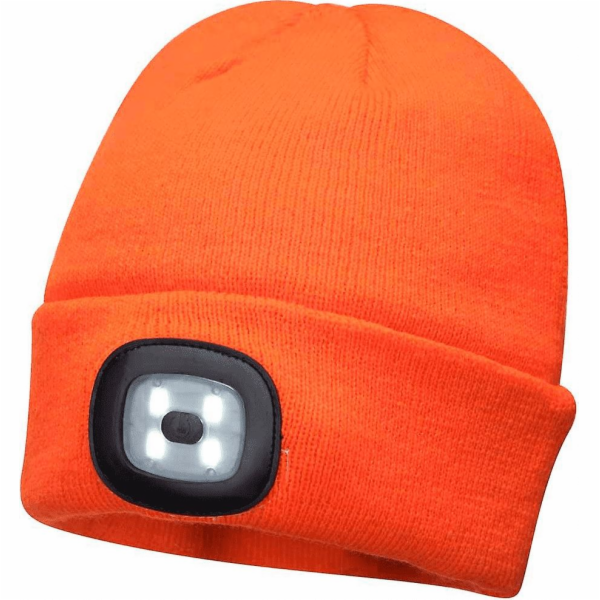 Unimet Klobouk s LED/USB lampou oranžový (BHP B029ORR)