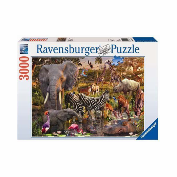 Ravensburger 3000 afrických zvířat - 170371