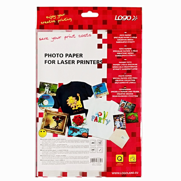 Logo foto papír  A4  matný  10 ks  200 g
