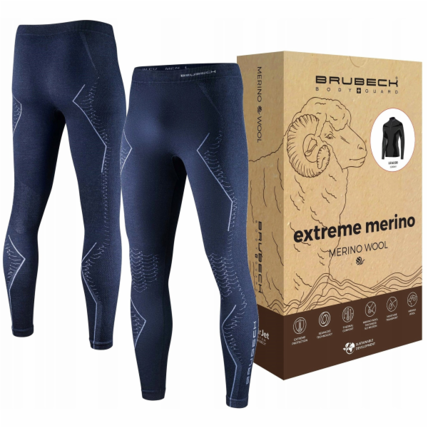 Brubeck Pánské kalhoty LE1352M EXTREME MERINO tmavě modré...