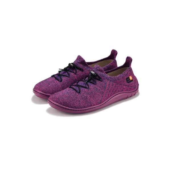 Brubeck Dámské barefoot merino boty SH5004W švestkovo-fuc...